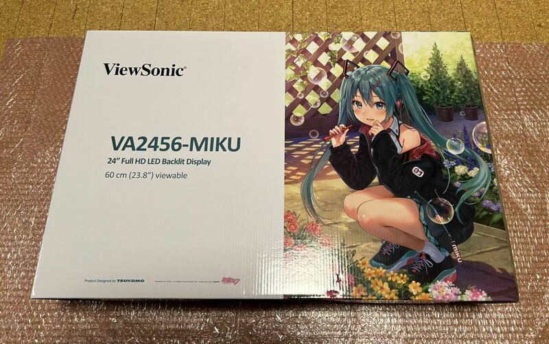 【即決】新品 ViewSonic VA2456-MIKU 初音ミクコラボ 液晶モニター23.8型フルHD