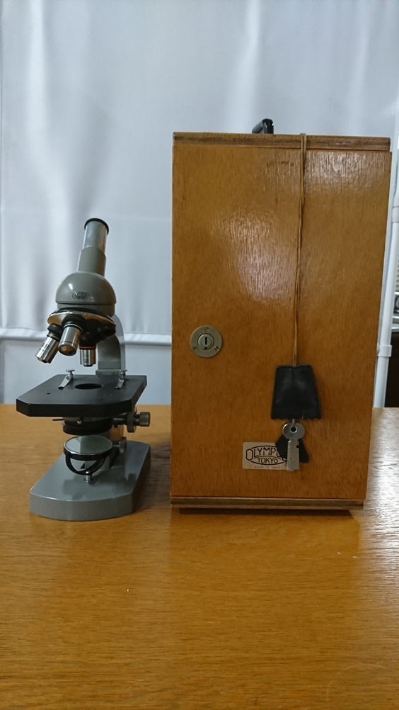 中古 OLYMPUS オリンパス 顕微鏡 箱入り K型 