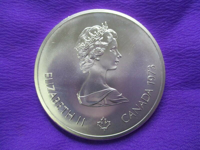 M-149　カナダモントリオール　オリンピック　10ドル銀貨　1976 　極美品　