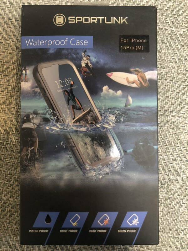 iPhone 15Pro MAX 防水ケース 衝撃吸収防水防塵　未開封新品