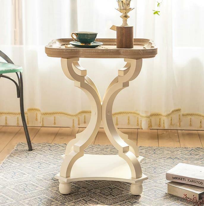 木製★、フレンチレトロなコーヒーテーブル、ベッドサイドテーブル、コーナーテーブルの新製品