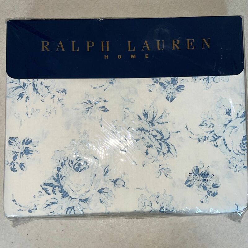 即決！未使用■Ralph Lauren ラルフローレン　ホーム　フェアデイルフローラル フィッティッドシーツ　S ■日本製　シングル　寝具 カバー