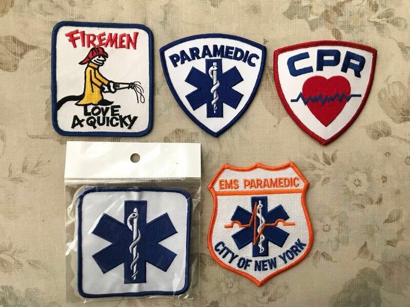 アスクレピオス 救急隊 救命士 EMT EMS パラメディック アンビュランス 医療 消防 FIREMEN CPR ニューヨーク NEW YORK ワッペン パッチ