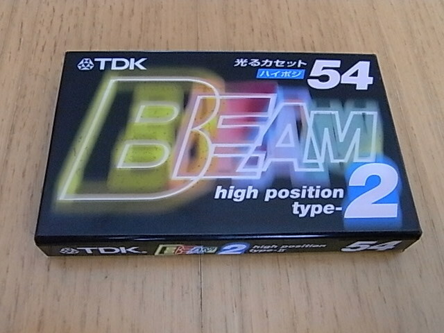 未開封　カセットテープ　TDK BEAM2 54　ハイポジ