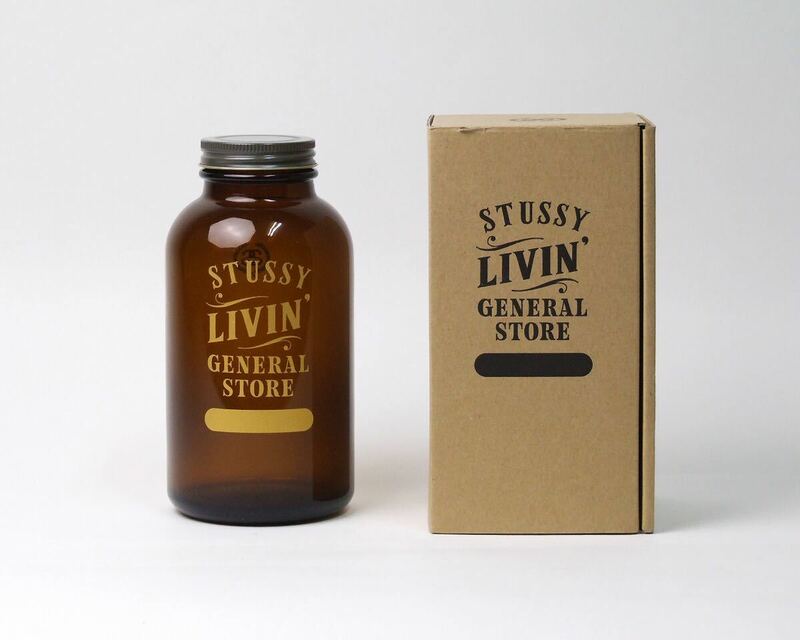 新品未使用BOX付き★激レア☆STUSSY Livin GENERAL STORE キャニスター　瓶　コーヒー　ステューシー　リヴィン　リビン(初期ロゴ)