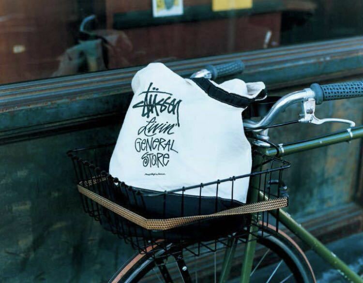 激レア☆希少廃盤☆ STUSSY Livin' General Store ブラック 2WAYトートバッグ☆ステューシーリヴィンジェネラルストア