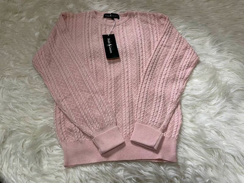 未使用ポロラルフローレン☆女の子長袖セーター　サイズ140