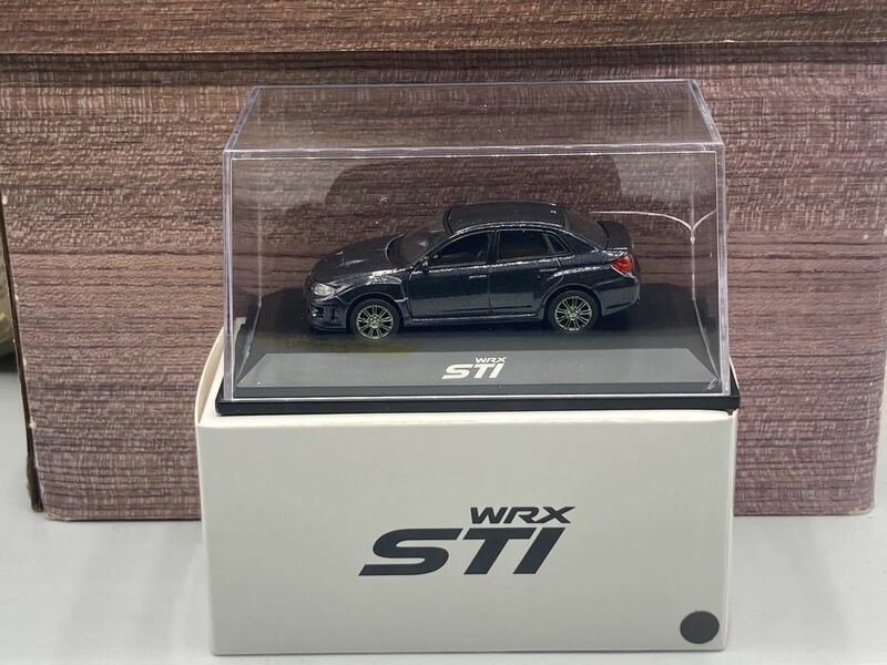 即決有★カラーサンプル ディーラー特注 1/64 スバル SUBARU WRX STI IMPREZA インプレッサ セダン カラーサンプル 黒 ブラック★ミニカー