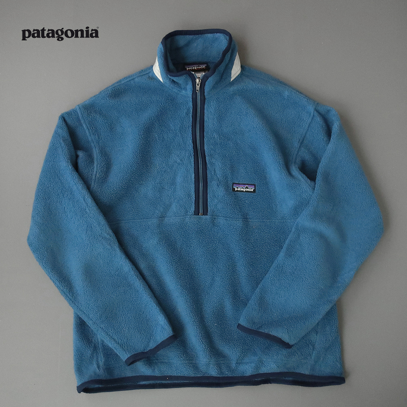 patagonia パタゴニア グリセード ハーフジップフリースジャケット ブルー KIDS14