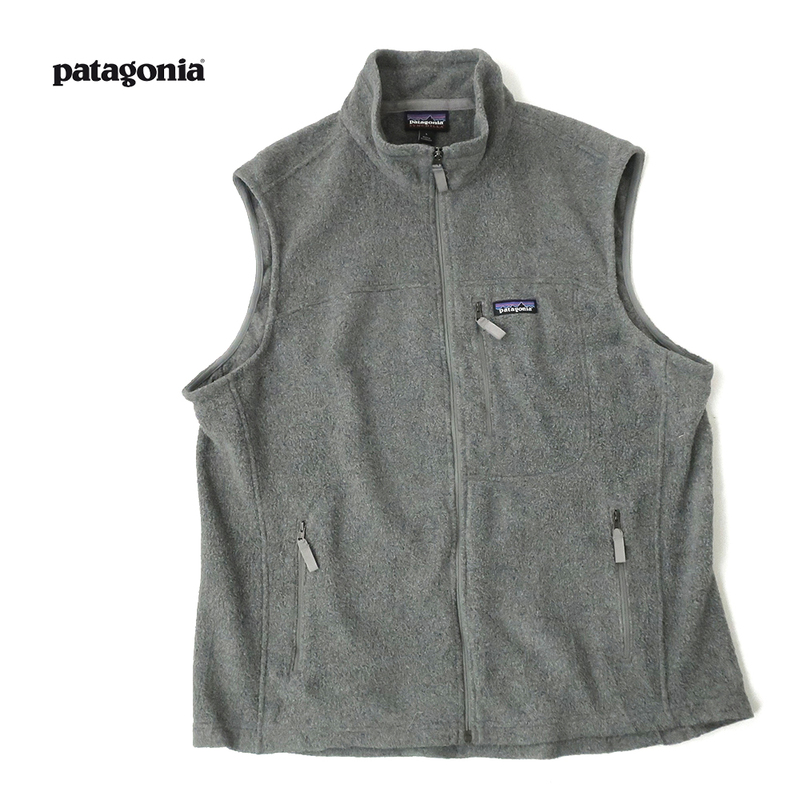 patagonia パタゴニア Classic Synchilla Vest SP20 フリースベスト グレー (XL)