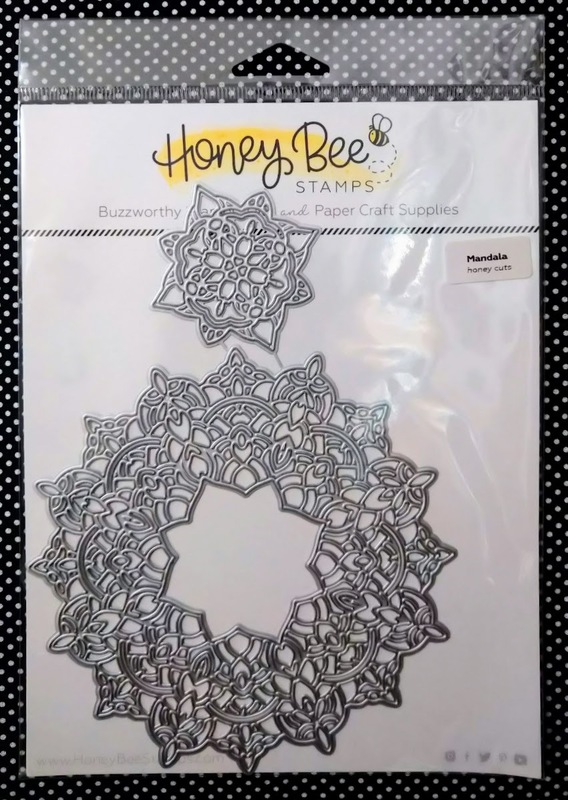 未使用品☆マンダラ 繊細 カッティングダイ Honey Bee Stamps Mandala オリエンタル風 カードメイキング 