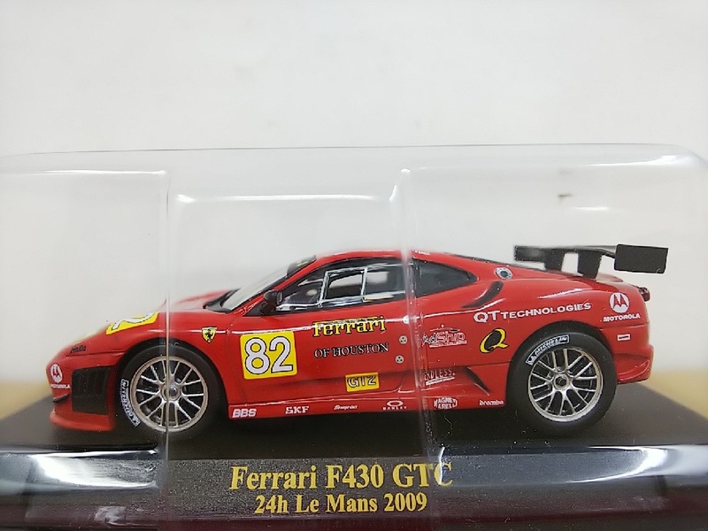 ■ アシェット 1/43 FERRARI F430 GTC 24h Le Mans 2009 レッド フェラーリ レーシングミニカー
