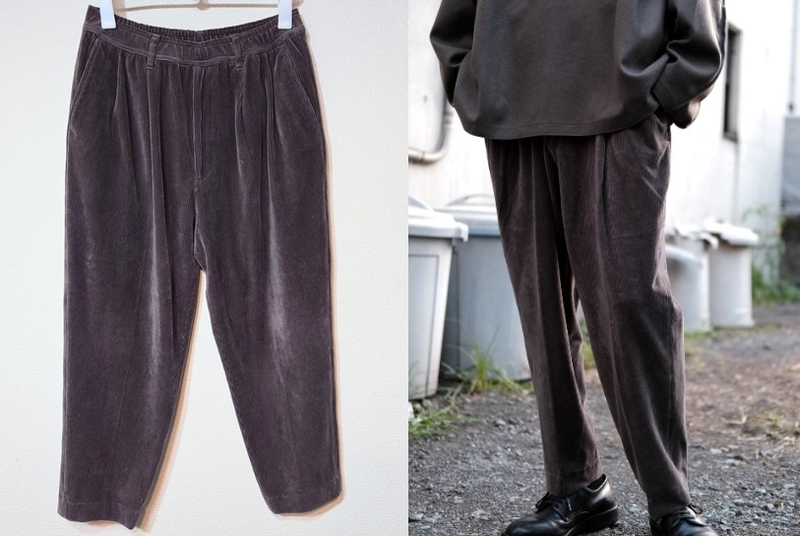 美品 N.HOOLYWOOD エヌハリウッド 22AW EASY SLACKS CORDUROY PANTS イージー スラックス コーデュロイパンツ 36 2222-PT07-005 peg TO