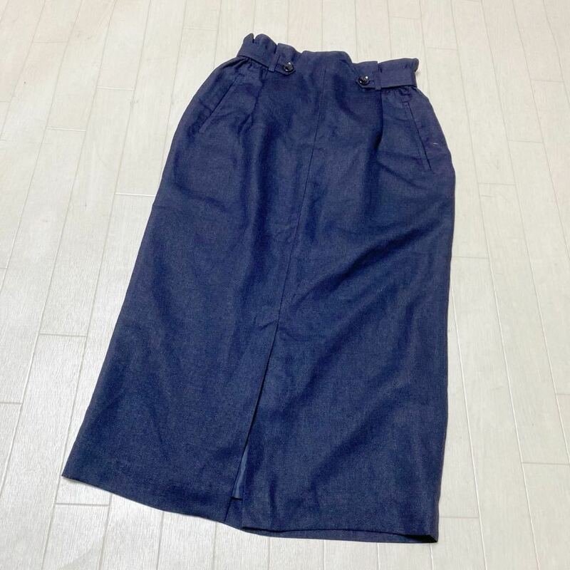 3795☆ GREEN LABEL RELAXING UNITED ARROWS ボトムス ミモレ丈スカート レディース 36 ブラック