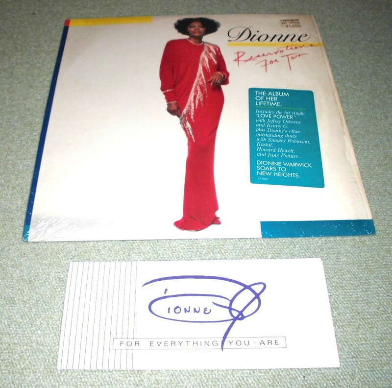 190 1987年 LPレコード Dionne Warwick/ディオンヌ・ワーウィック Reservation For Two 米国盤 AL-8446 訳有 通販カタログ付属　