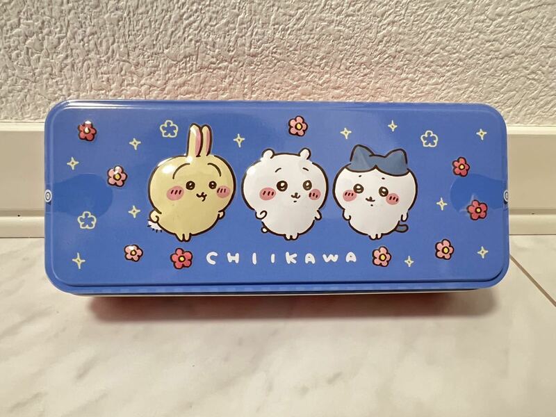 【新品未開封品】ちいかわ CHIIKAWA リーフ缶 チョコレート ちいかわ ハチワレ ウサギ ペンケール 缶