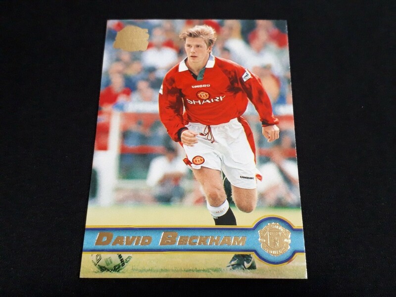 希少 1997-98 Merlin Premier Gold Manchester United デビッド・ベッカム David Beckham #109 サッカー カード