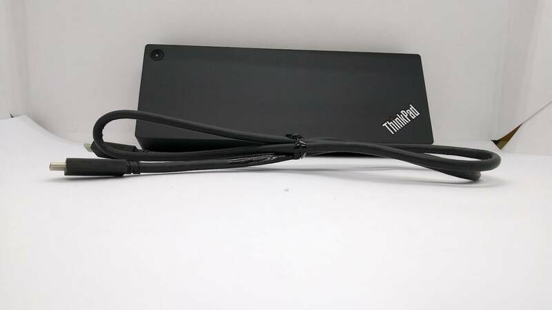●Lenovo ThinkPad　Thunderboｌｔ　3　Workstation Dock　ドック　DK1841 ケープル