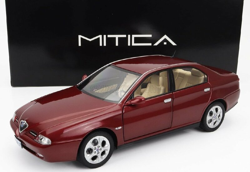 ＜予約品＞　Mitica 1/18 Alfa Romeo 166 3.0 V6 1998　Proteo Red　アルファロメオ