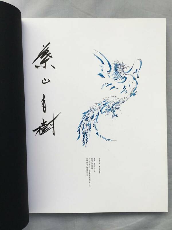 貴重　直筆　絵画　サイン付き　図録　葉山有樹　展　生命の美　金彩　染付　色絵　陶磁　壷　鉢　皿