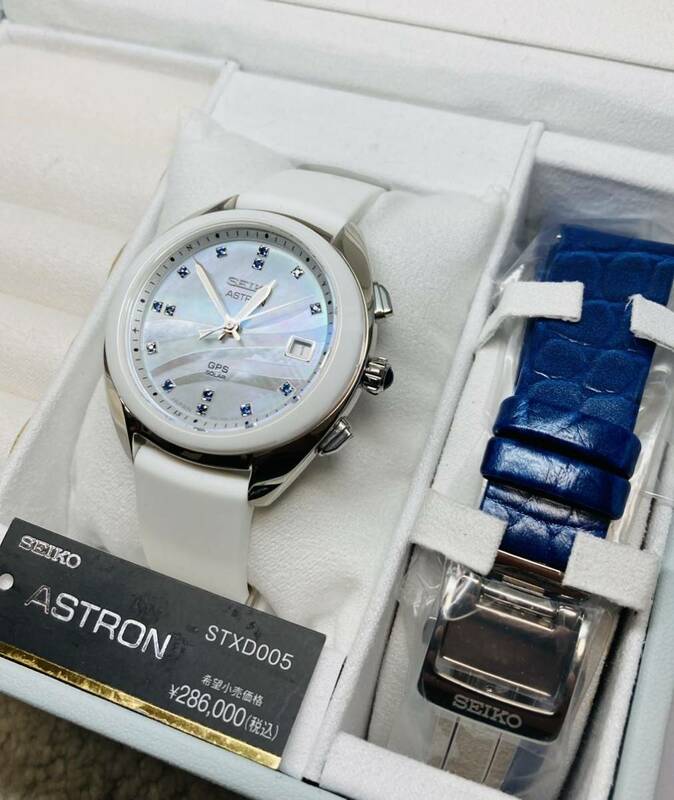 セイコー アストロン レディース 3Xシリーズ 400個限定品　 STXD005 腕時計 ソーラー GPS衛星電波 ホワイト　11440サファイア