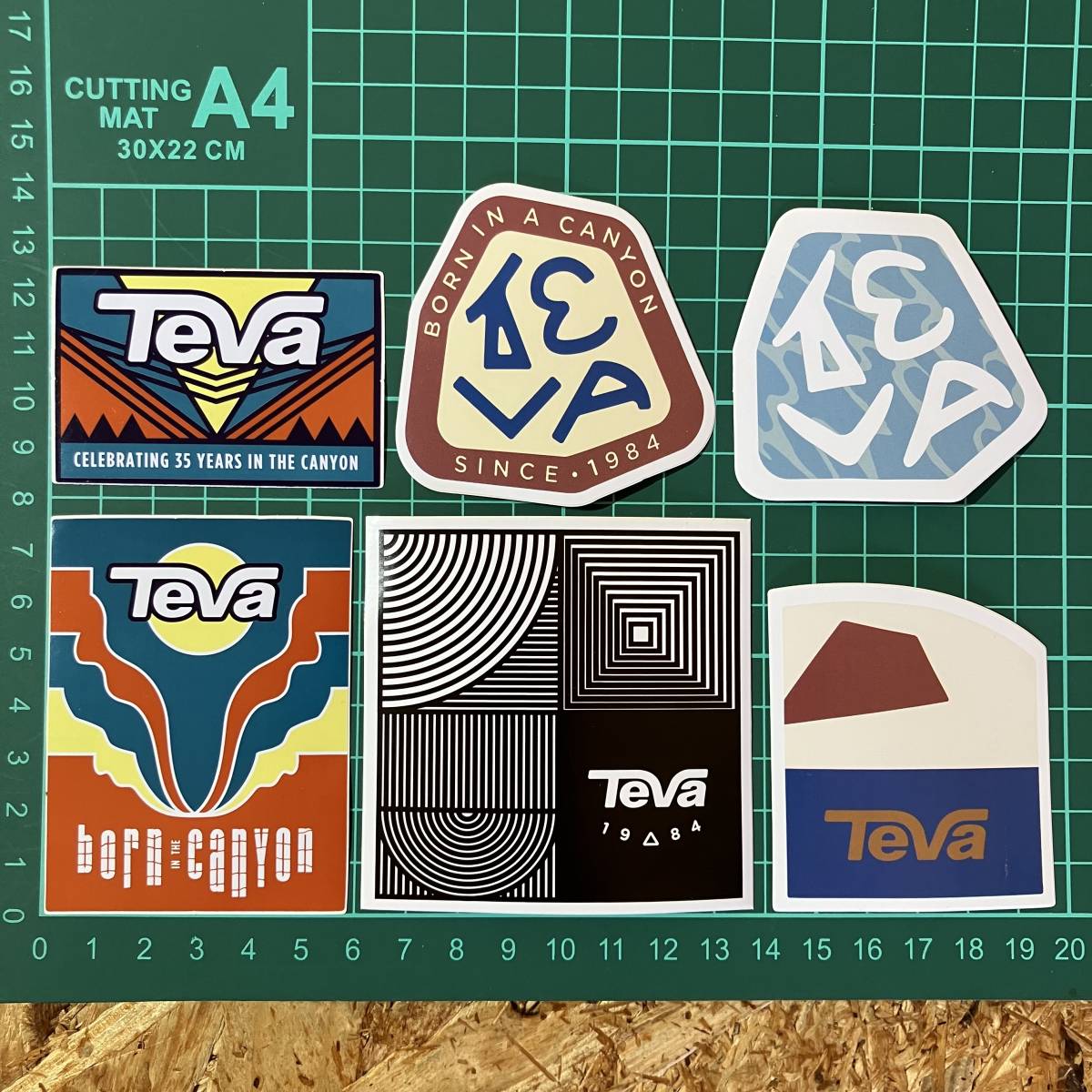 TEVA テバ STICKER 6枚セット ステッカー シール 35th 35周年 35 YEARS