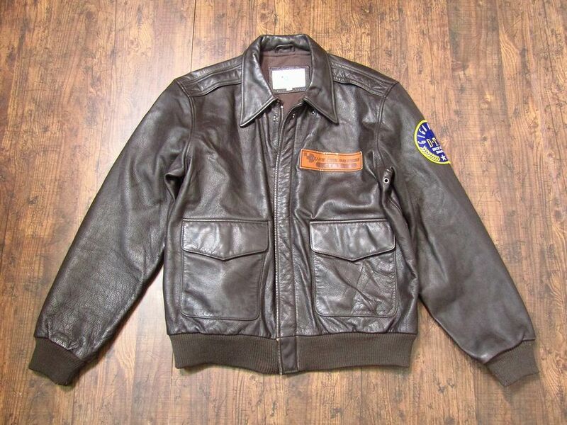 デジタルツーカー　珍品　A-2タイプレザーJKT　サイズF　1997年ビンテージ革ジャン