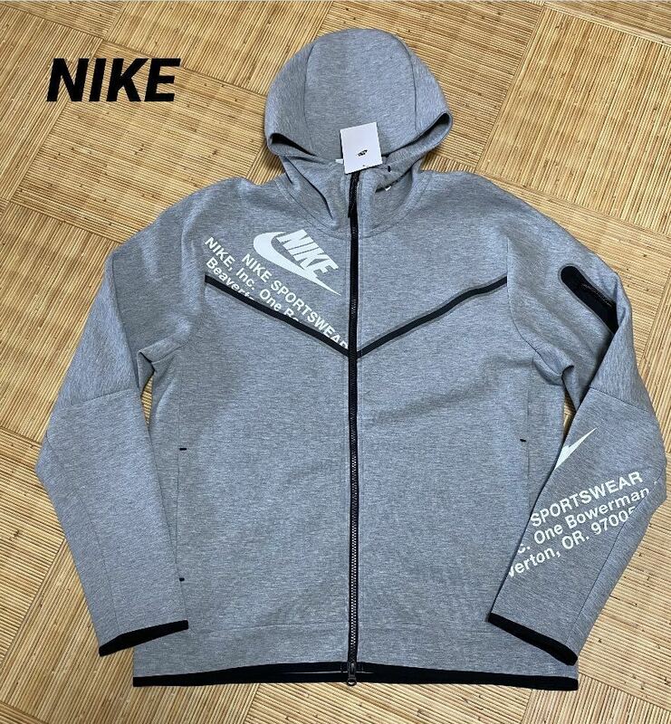 ナイキ　XL テック フリース フルジップ L/S フーディ　NIKE テックフリース 【DM6475-063】