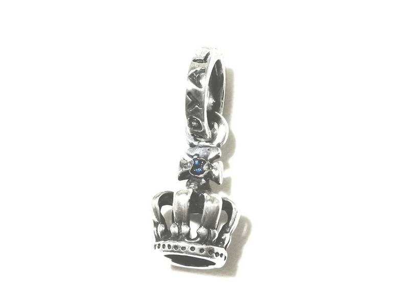 ☆初期 本物 正規品 ロイヤルオーダー Tiny Crown w/ Blue Sapphire タイニークラウン ウィズ ブルー サファイア シルバー925☆