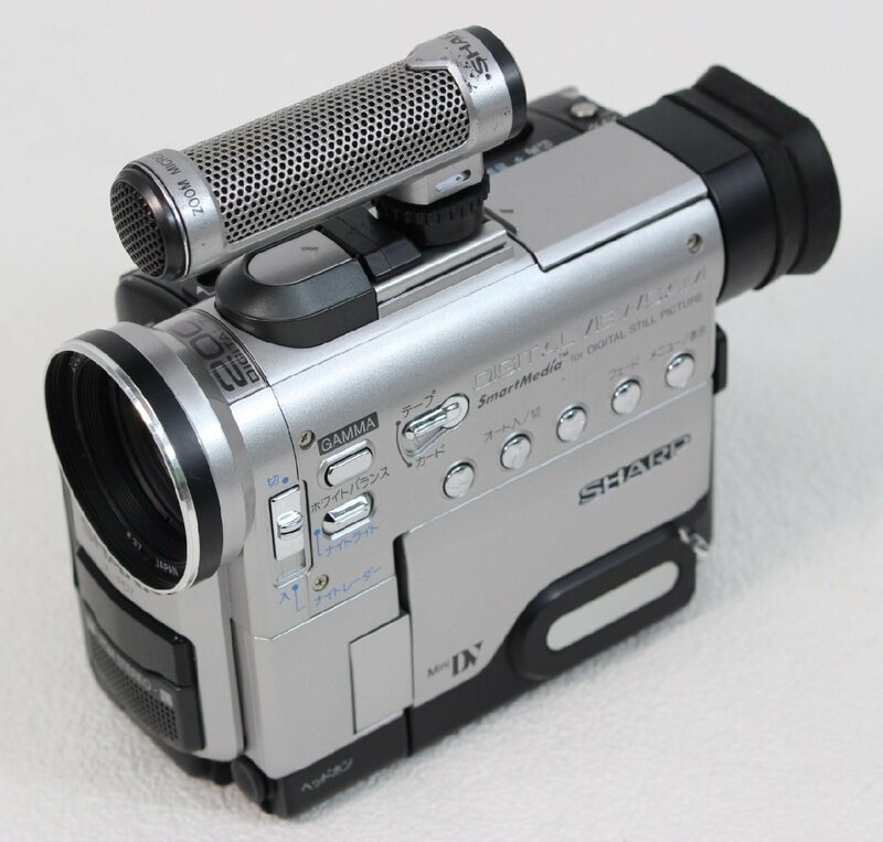 □現状品□ SHARP シャープ VL-PD7 miniDV ビデオカメラ ※テープ再生確認，録画不可：ヘッドよごれ表示 (2745508)