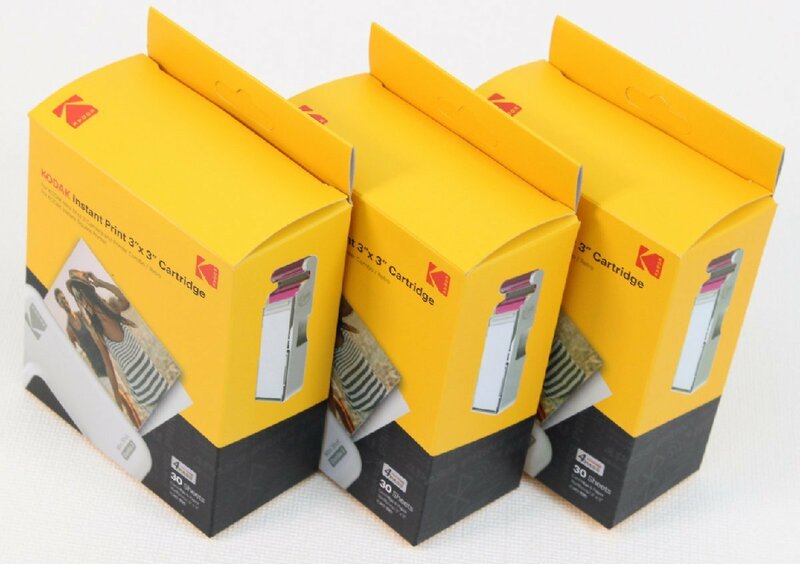 ◆未使用品◆ KODAK コダック ICRG330x3個 インスタントカメラ MINI SHOT 3 (C300R)用 Instant Print 3x3 Cartridge (2712111)
