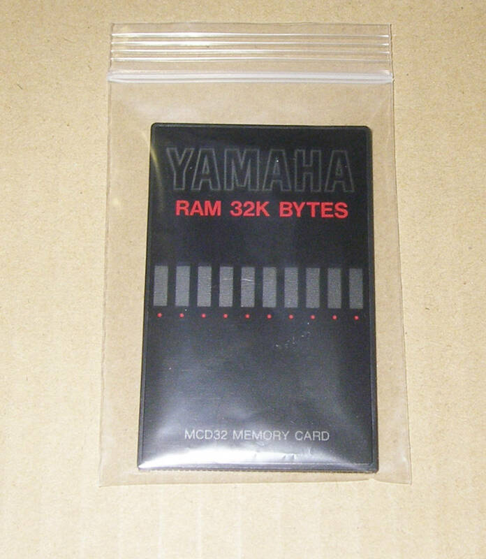 ★YAMAHA MCD32 MEMORY CARD RAM 32K BYTES★OK!!!★MADE in JAPAN★