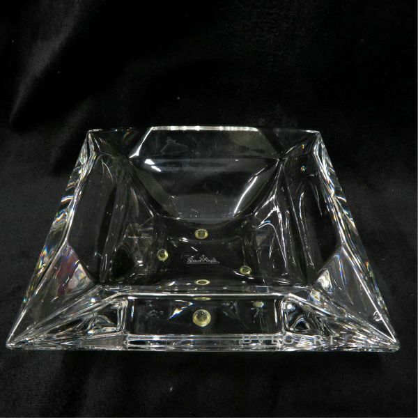 BVLGARI/ブルガリ Rosenthal ローゼンタール 灰皿 スクエア アッシュトレイ 小物入れ クリスタルガラス