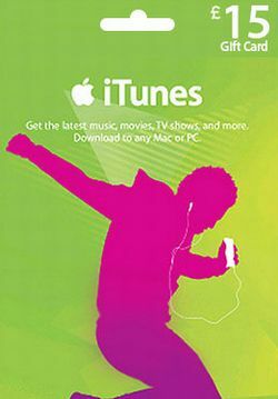 iTunes ギフトカード ￡15ポンド UK イギリス版 コード 即決