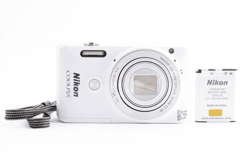 ニコン NIKON COOLPIX S6900 ホワイト コンパクトデジタルカメラ #2047676A