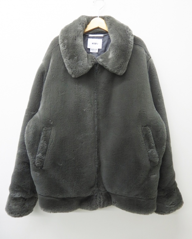 WTAPS ダブルタップス 212TQDT-JKM03 21AW GRIZZLY/JACKET/POLY.FUR ファー ジャケット　美品