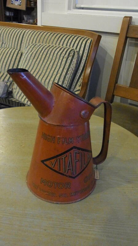 英国製　１９４６年　VITAFILM MOTOR OIL　オイルジョッキ　OIL JUG