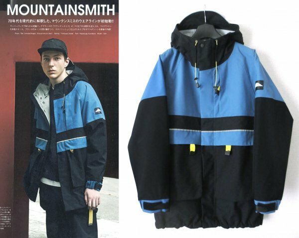 定価5.2万 MOUNTAINSMITH マウンテンスミス LONG PARKA M ナイロン ロング マウンテンパーカー ブルー ブラック