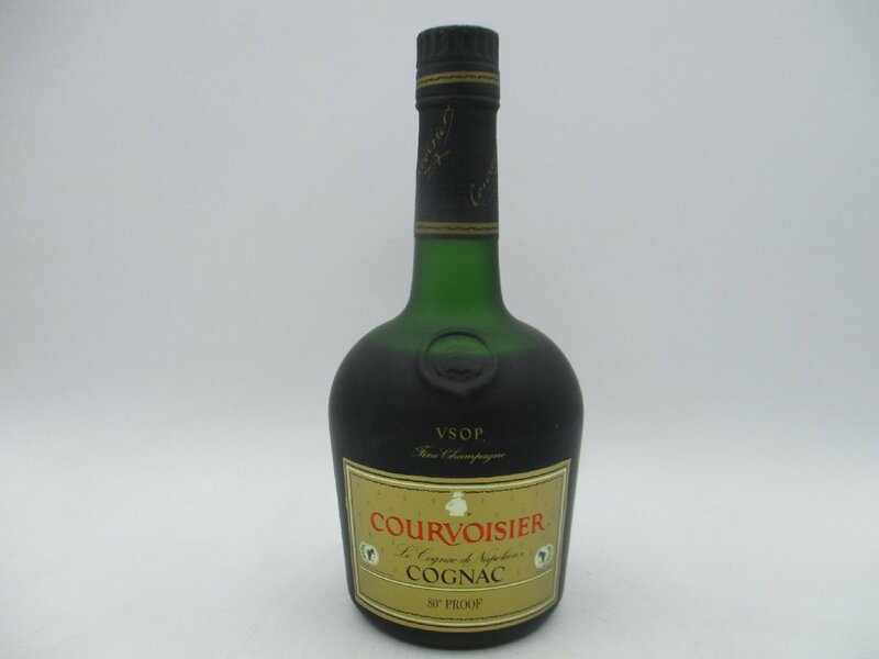 ハーフ COURVOISIER VSOP クルボアジェ VSOP コニャック ブランデー グリーンボトル 350ml 未開封 古酒 A7206