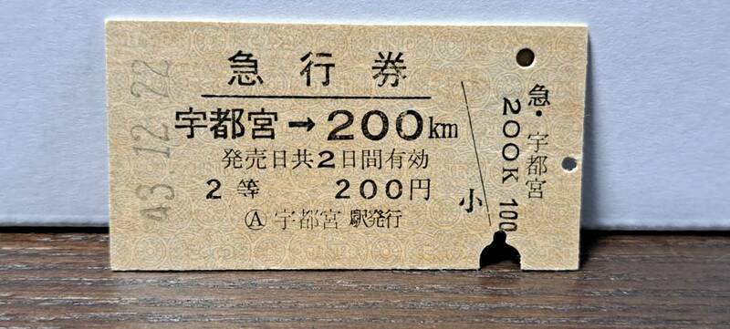 (12) 【即決】A 宇都宮→200km 2等 4710