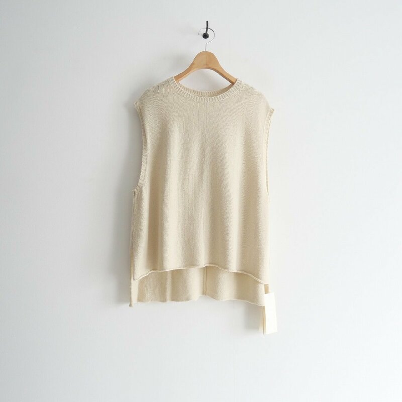 2022AW / 未使用 / suzuki takayuki スズキタカユキ / knitted vest ニットベスト / A221-12 / 2312-0933