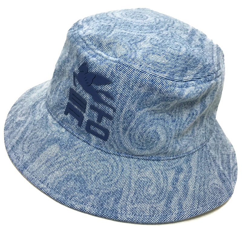 エトロ デニム ハット 帽子 ペイズリー ブルー コットン 綿 レディース メンズ サイズ L/XL 美品 中古 ETRO