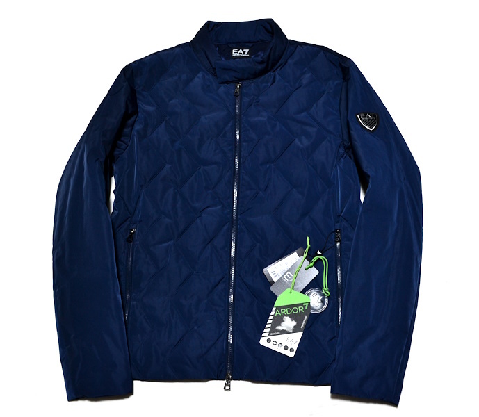 【新品】EMPORIO ARMANI エンポリオアルマーニ 天然ダウンを超越 機能性「ARDOR7パディング」ブルゾン XXLサイズ 最新テクノロジー 8705