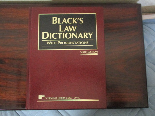 ◆Black's Law Dictionary ◆　ハードカバー 　１６５７ページ　言語英語　１８９１ー１９９１　WEST　美品