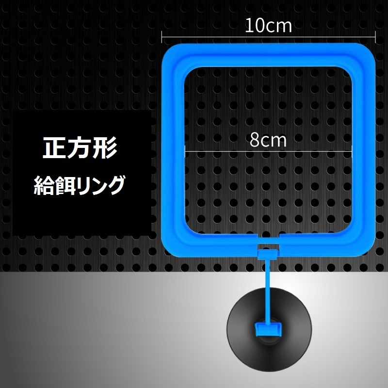 給餌リング 正方形 餌拡散防止