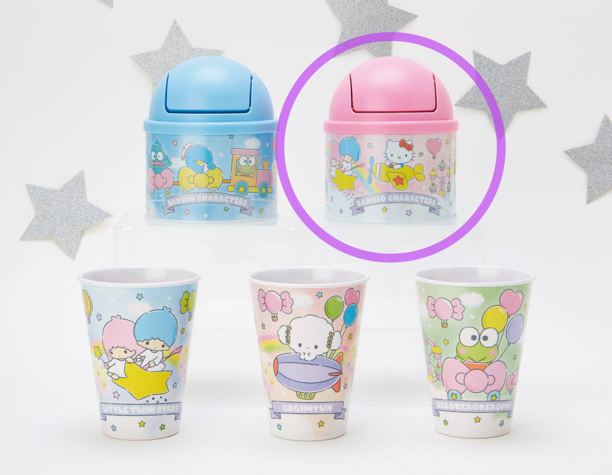 ☆☆サンリオ　キャラクター大賞　当りくじ　（１５　ダストボックス　ピンク） ☆☆ 新品　未開封　★喫煙者ペットはいません