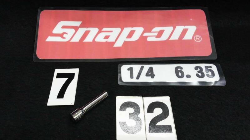 @ ＜B10074＞　スナップオン　Snap-on　ディープソケット　7/32　STMD7　インチ　6.35ｍｍ　12角　美品