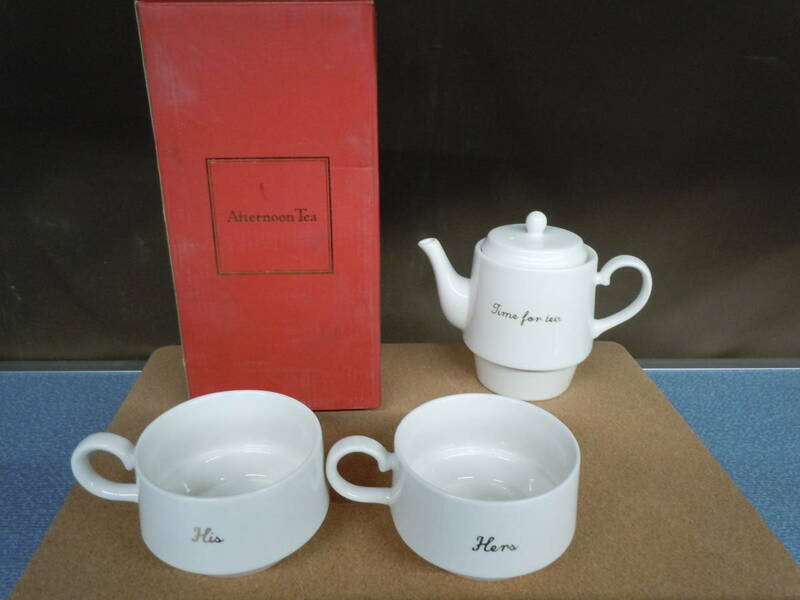 ◆Afternoon Tea　ポット＆カップセット※現状品■６０