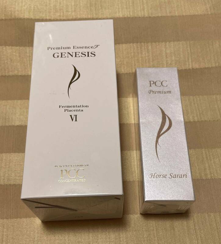 【ピーシーシー 】未使用２点　ＰＣＣ　プレミアムエッセンスFⅥ　GENESIS１１０mL プレミアム馬美容オイル３０ｍｌ 定価￥２４，４２０