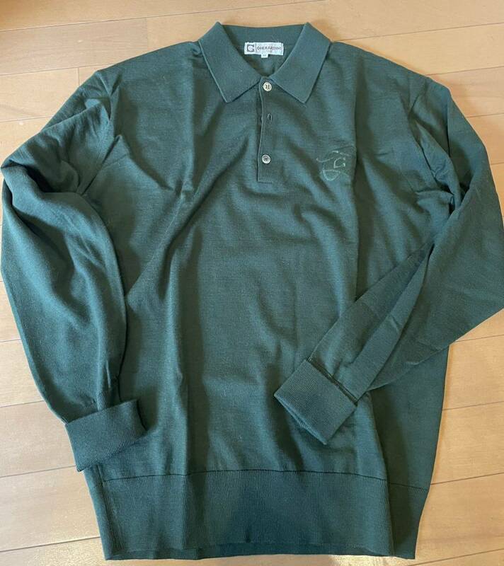 ゲラルディーニ・長袖ポロシャツセーター・48